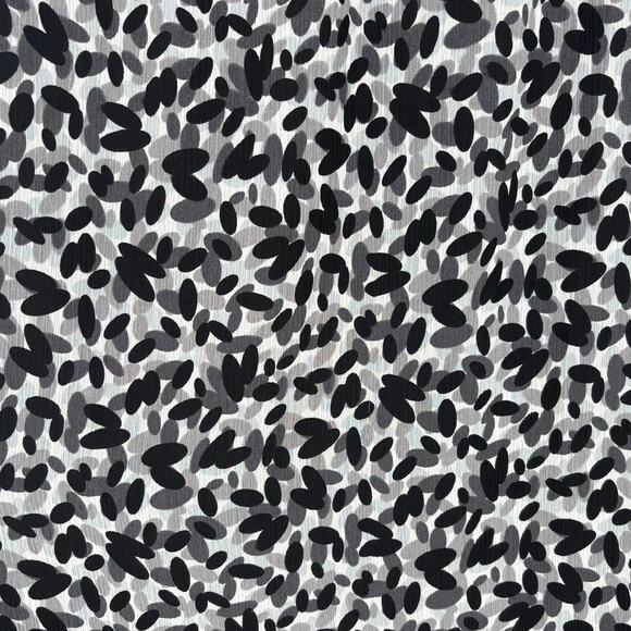 Notations Y2K Black White Asymmetical Ruffle Hem Midi Skirt Size S - Picture 5 of 6